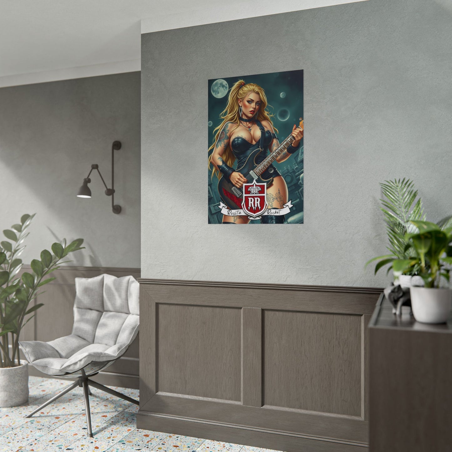 Guitar Gal' Pinup Poster No. 1