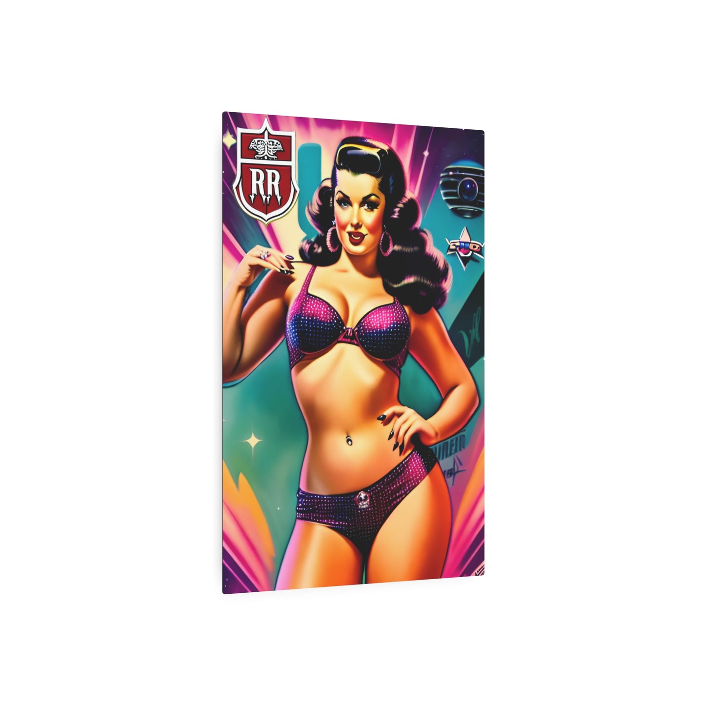 Veronica Metal Art Sign