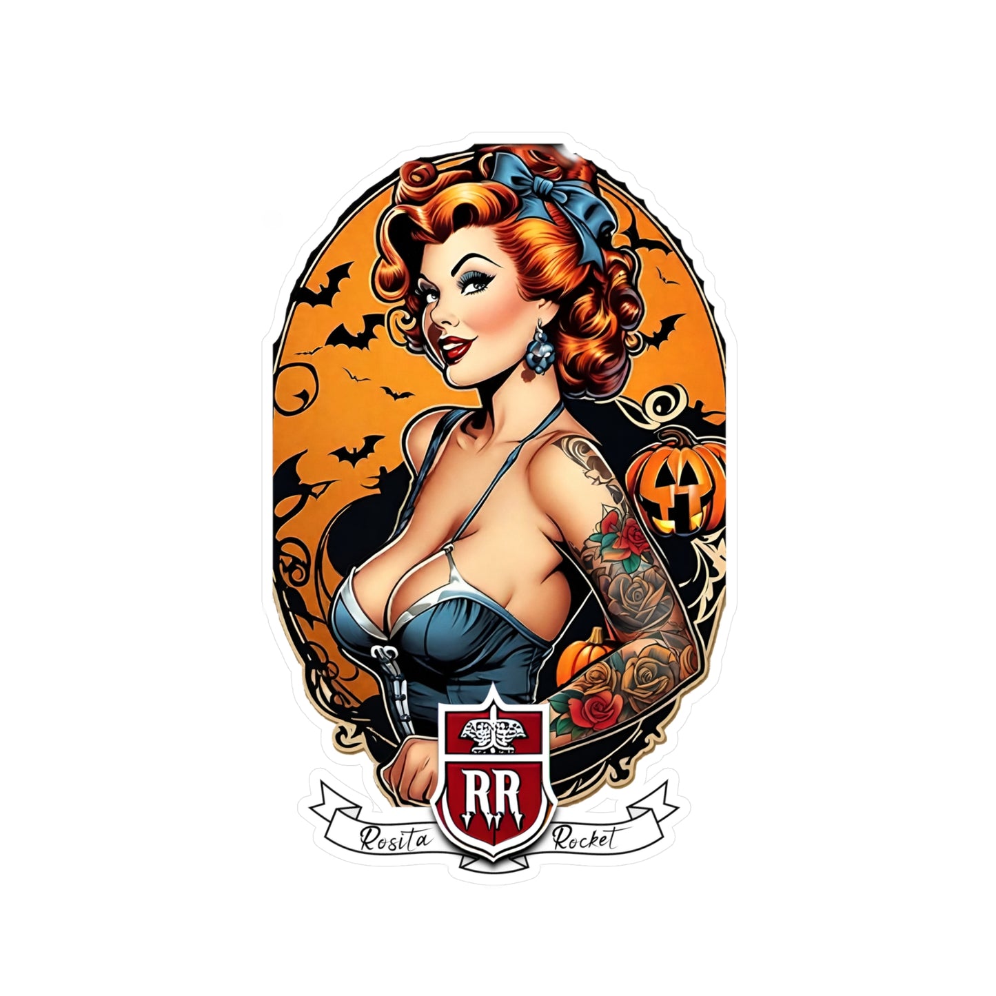 Olivia Halloween Kiss-Cut Vinyl Decals