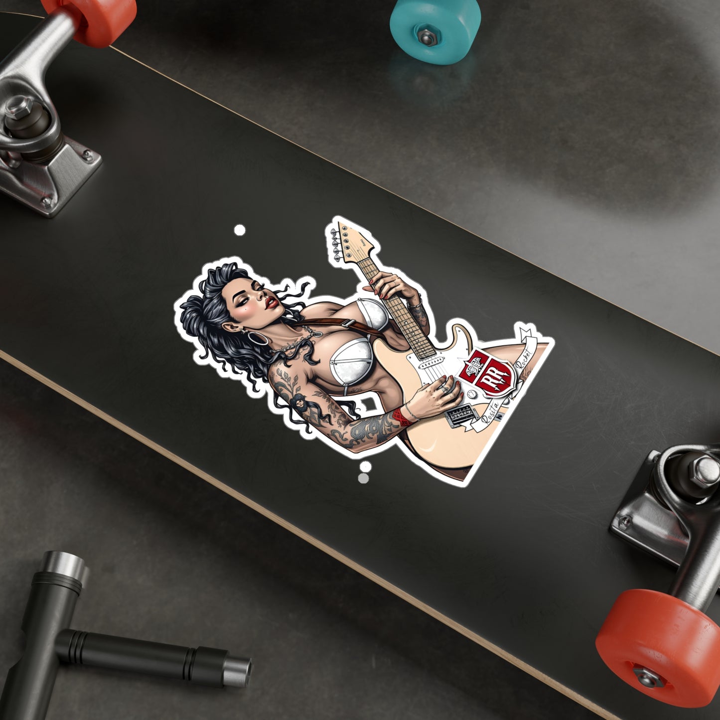 Guitar Gal' Vinyl Decal No. 6