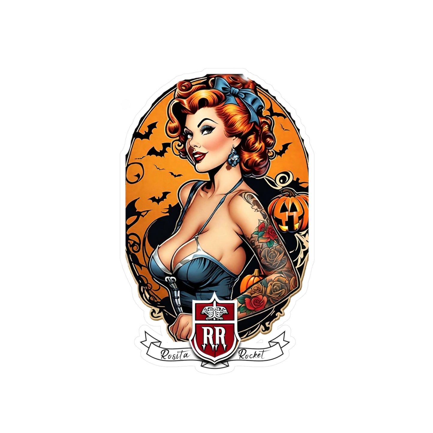 Olivia Halloween Kiss-Cut Vinyl Decals