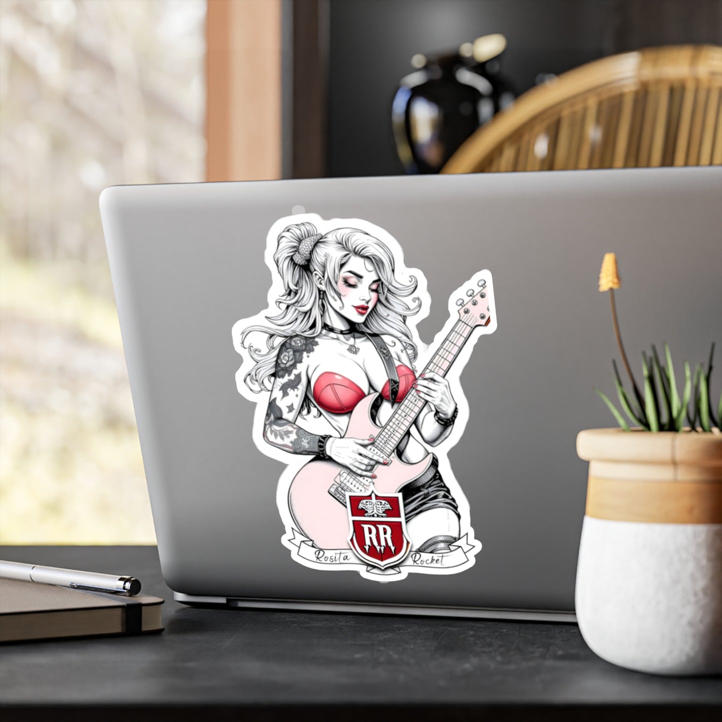 Guitar Gal' Vinyl Decal No. 1