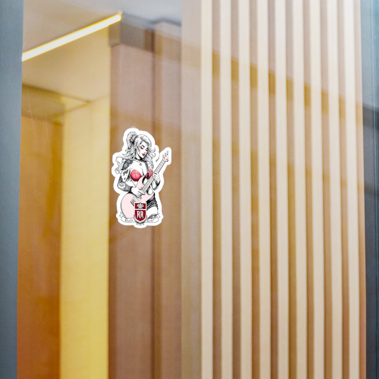 Guitar Gal' Vinyl Decal No. 1