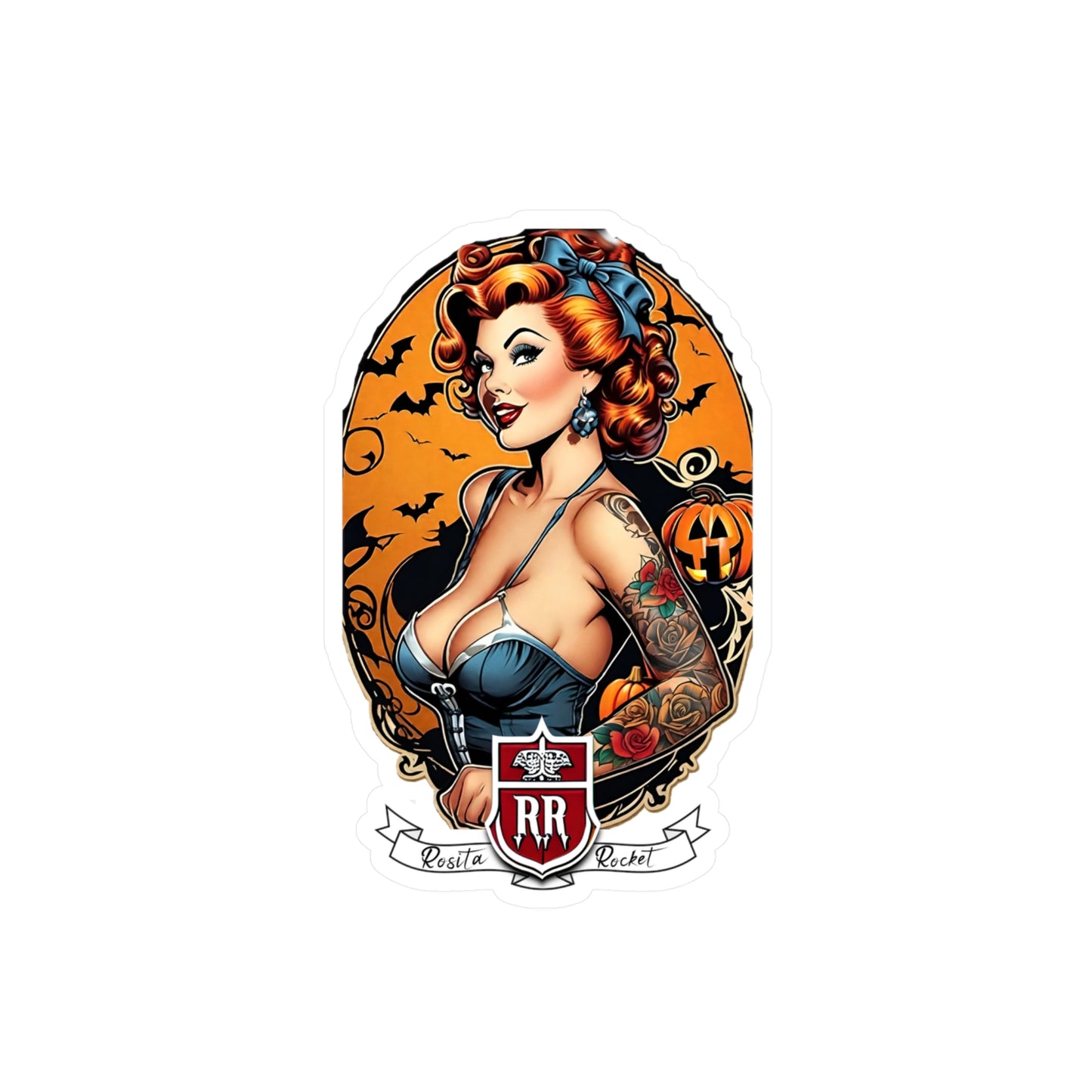 Olivia Halloween Kiss-Cut Vinyl Decals