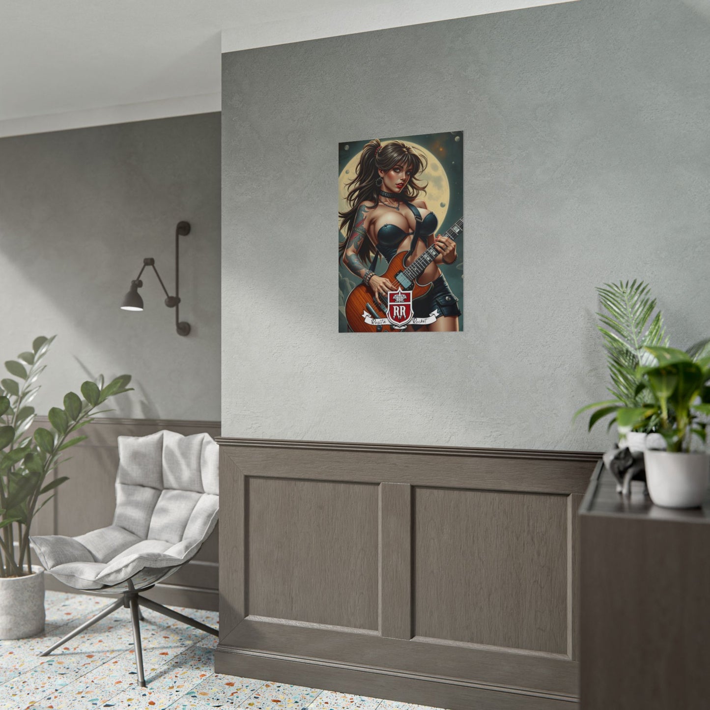 Guitar Gal' Pinup Poster No. 4