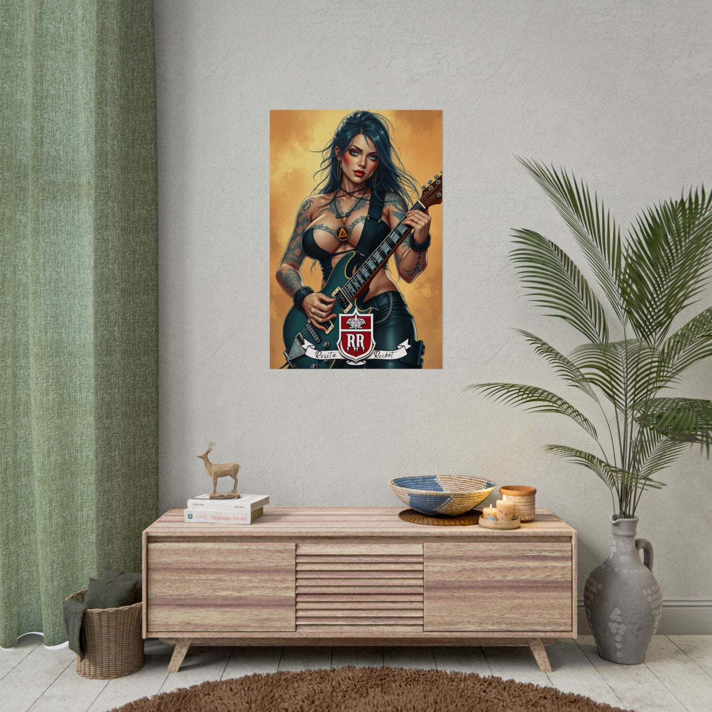 Guitar Gal' Pinup Poster No. 6