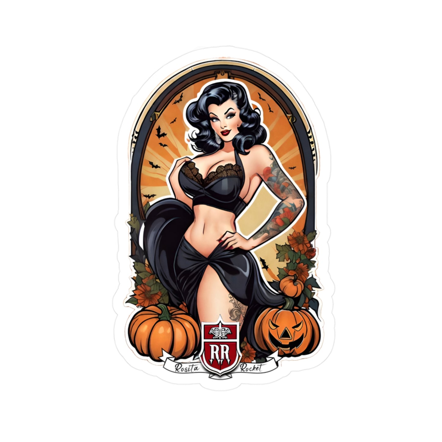 Ava Halloween Kiss-Cut Vinyl Decals