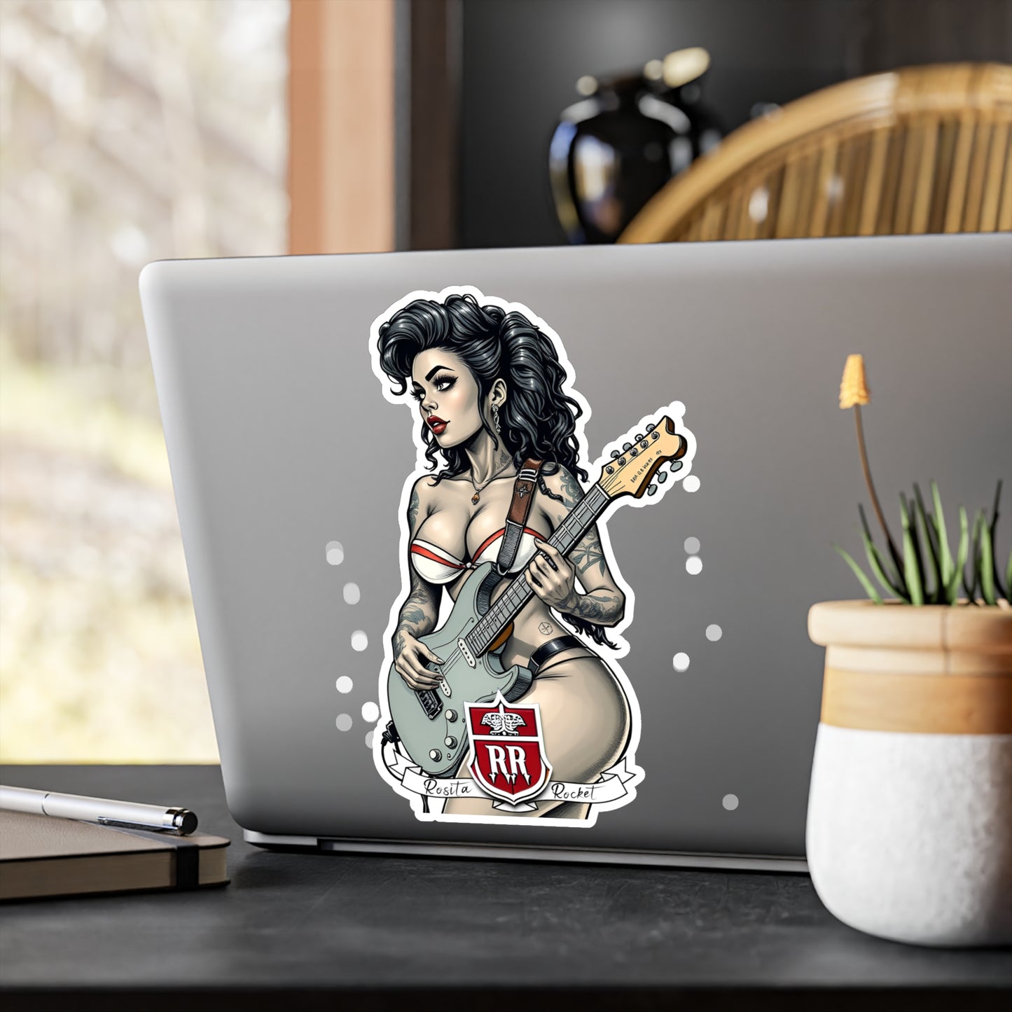 Guitar Gal' Vinyl Decal No. 5