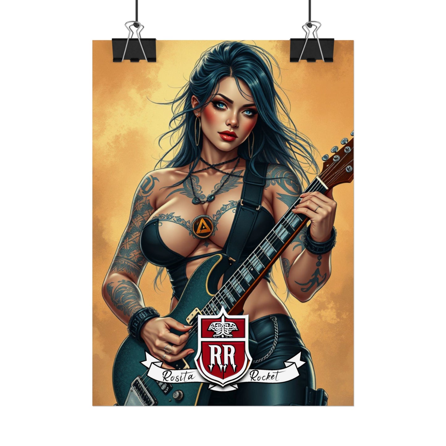 Guitar Gal' Pinup Poster No. 6