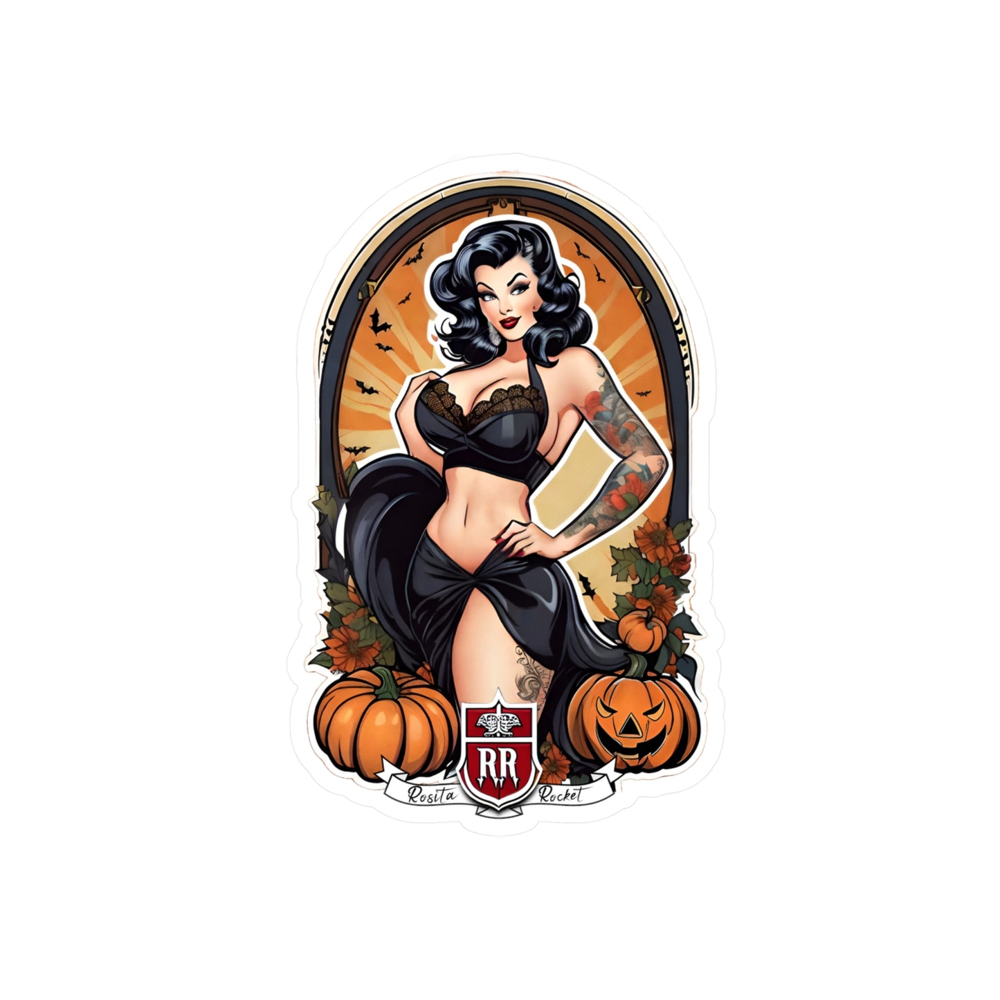 Ava Halloween Kiss-Cut Vinyl Decals