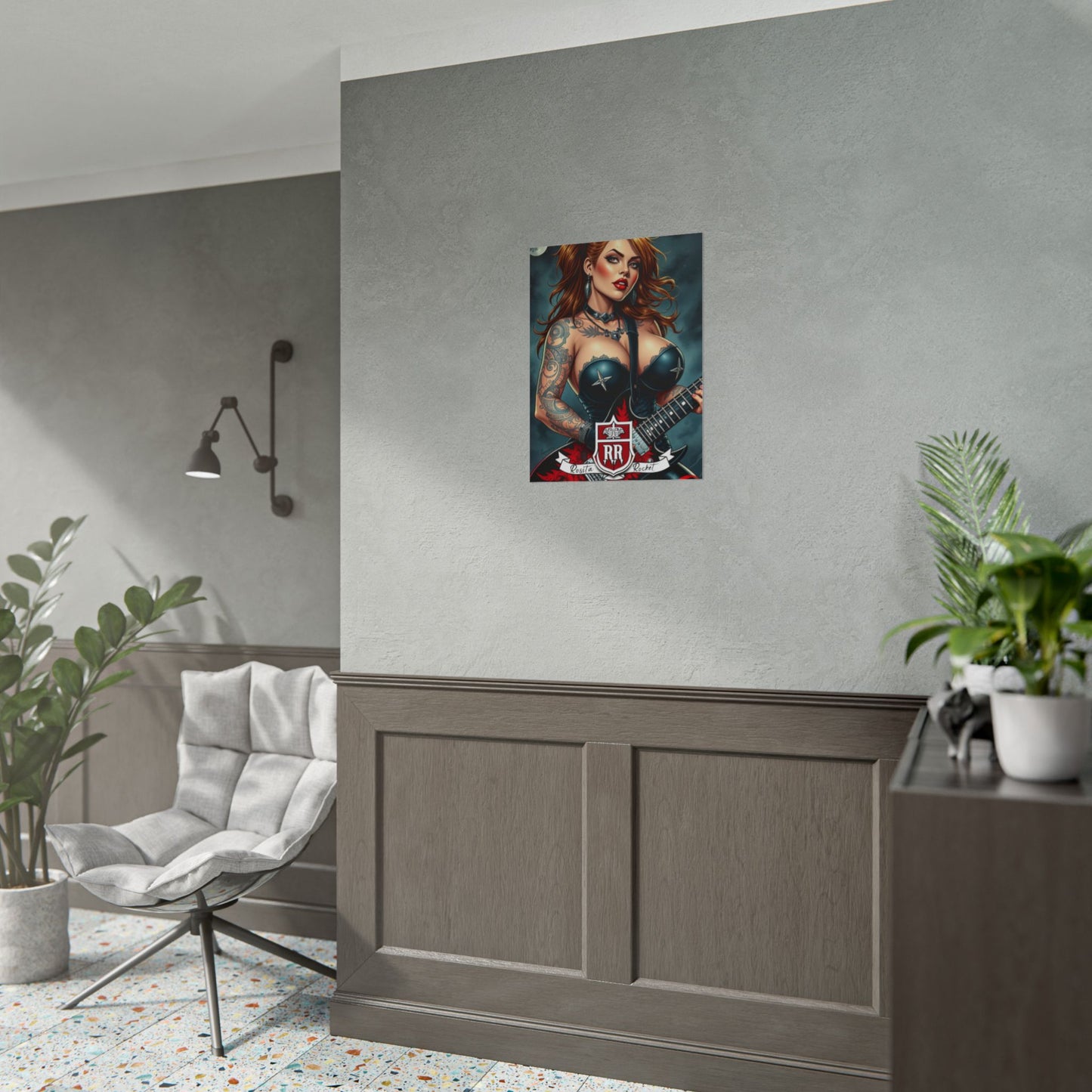 Guitar Gal' Pinup Poster No. 3