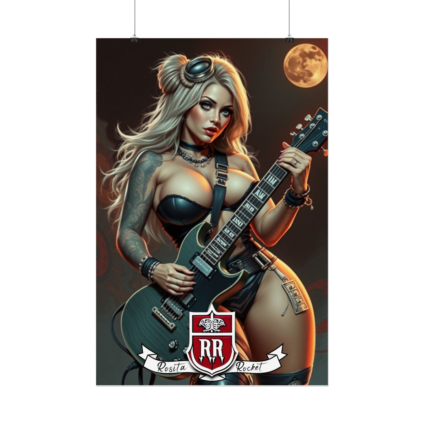 Guitar Gal' Pinup Poster No. 5