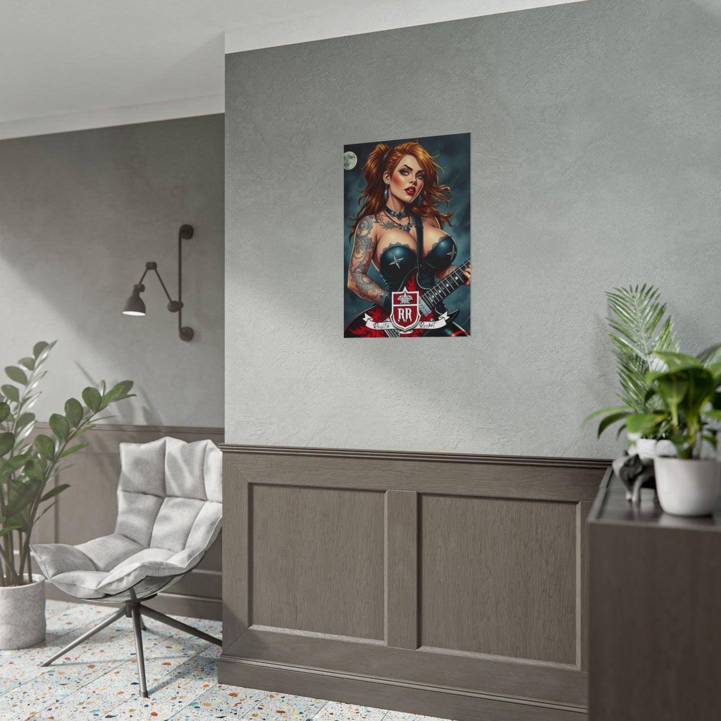 Guitar Gal' Pinup Poster No. 3