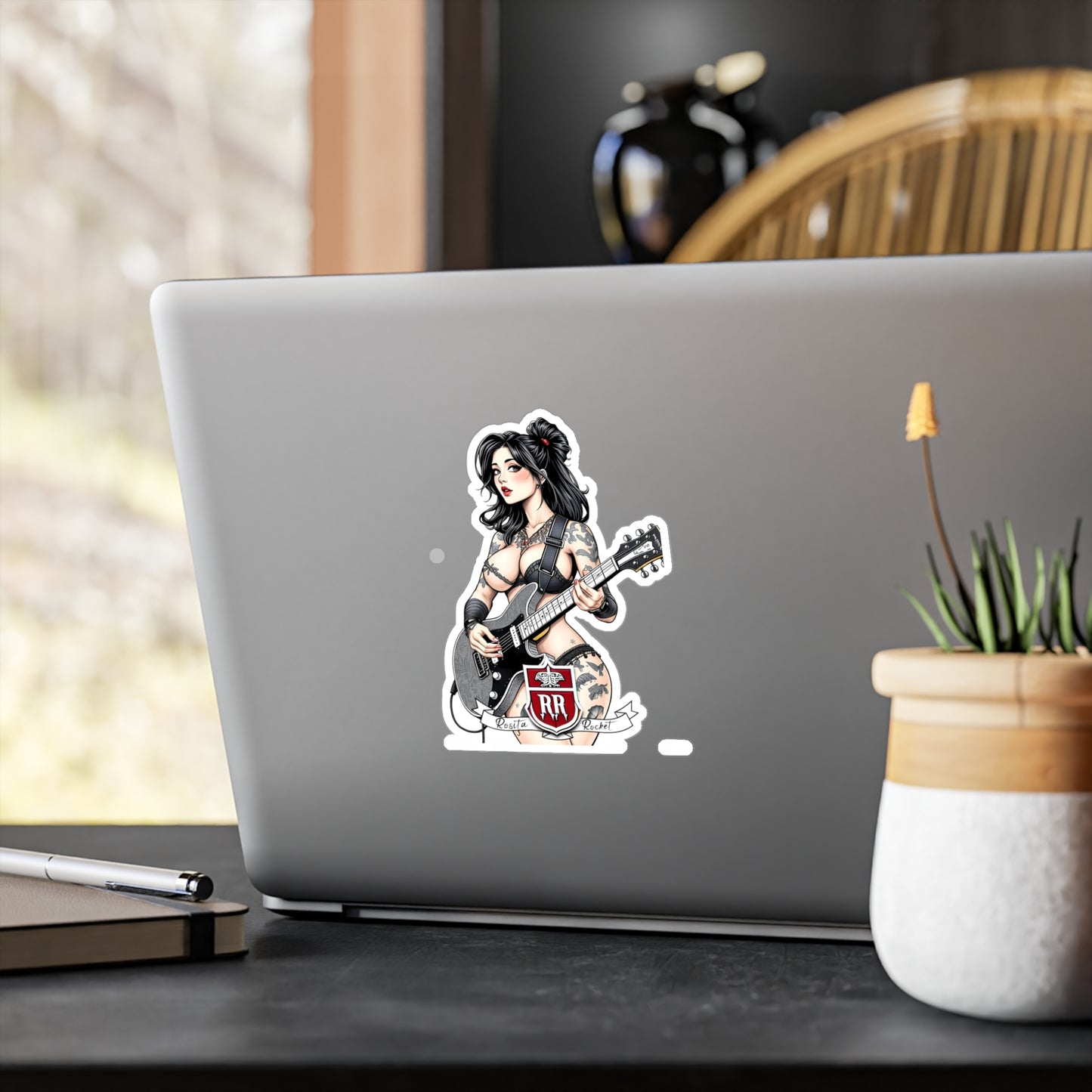 Guitar Gal' Vinyl Decal No. 8