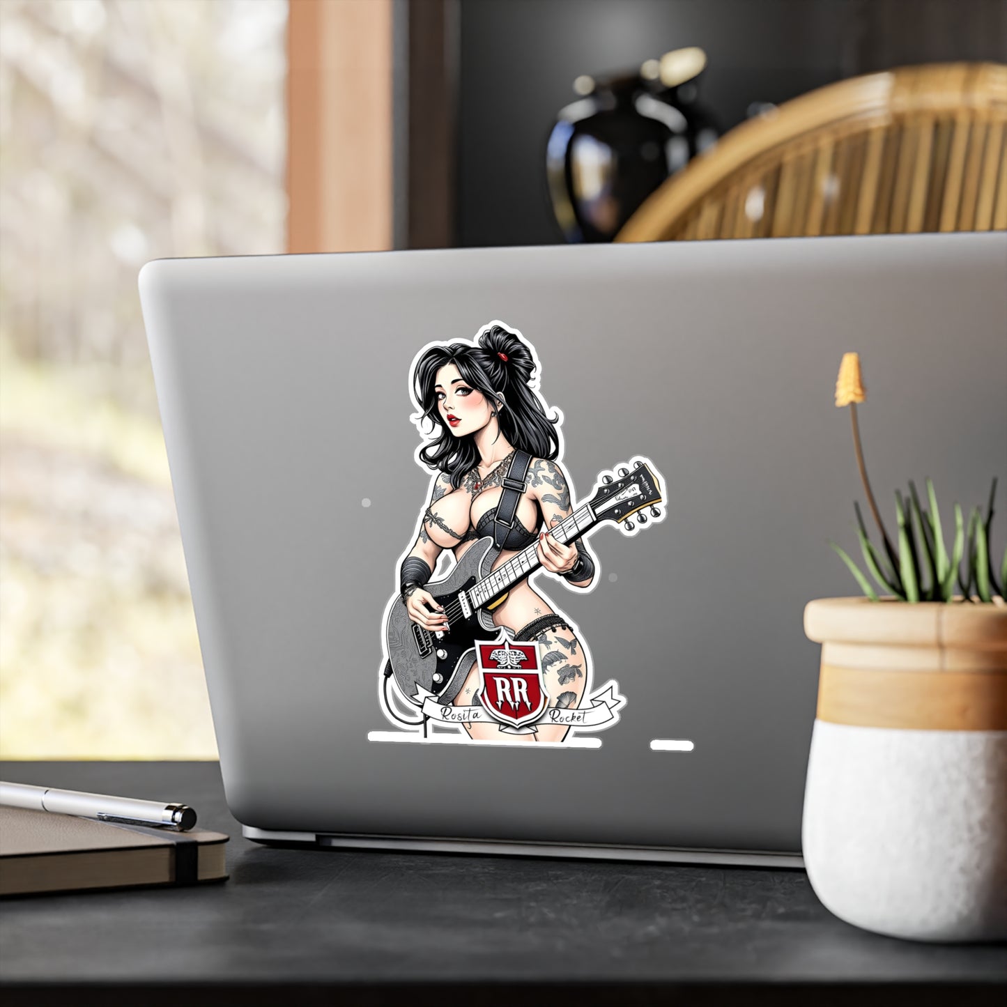 Guitar Gal' Vinyl Decal No. 8