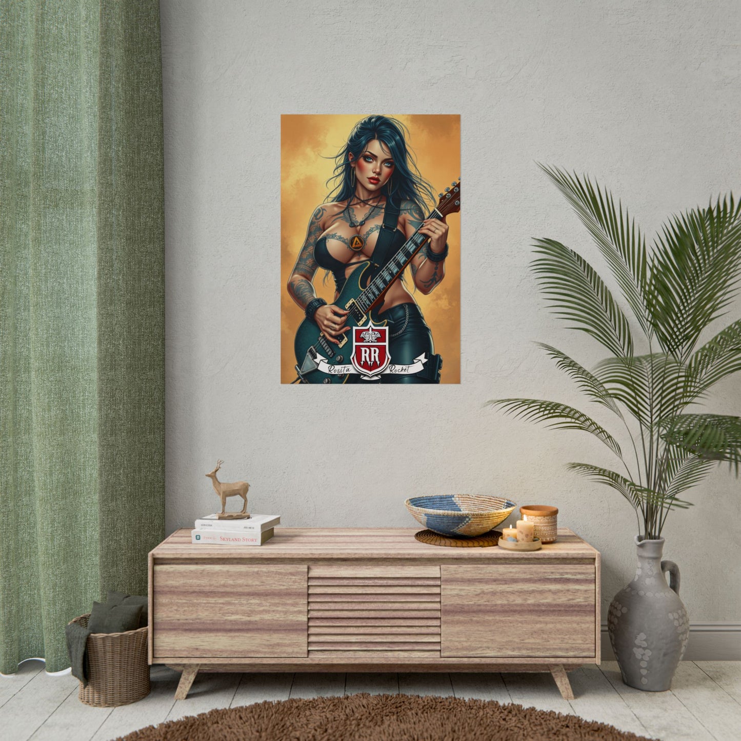Guitar Gal' Pinup Poster No. 6