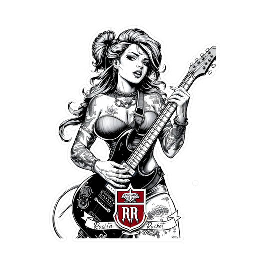Guitar Gal' Vinyl Decal No. 3