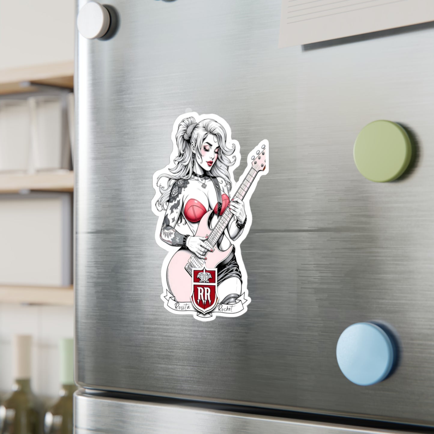 Guitar Gal' Vinyl Decal No. 1