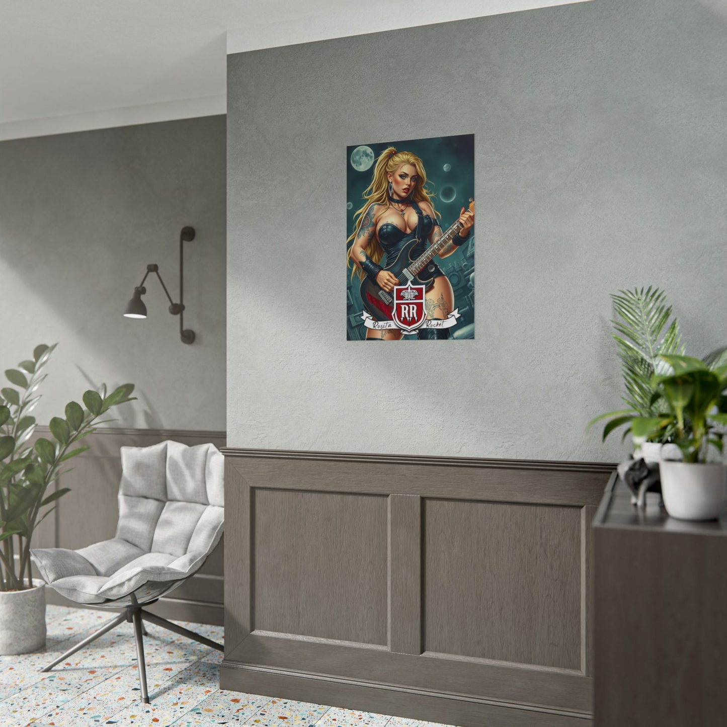 Guitar Gal' Pinup Poster No. 1