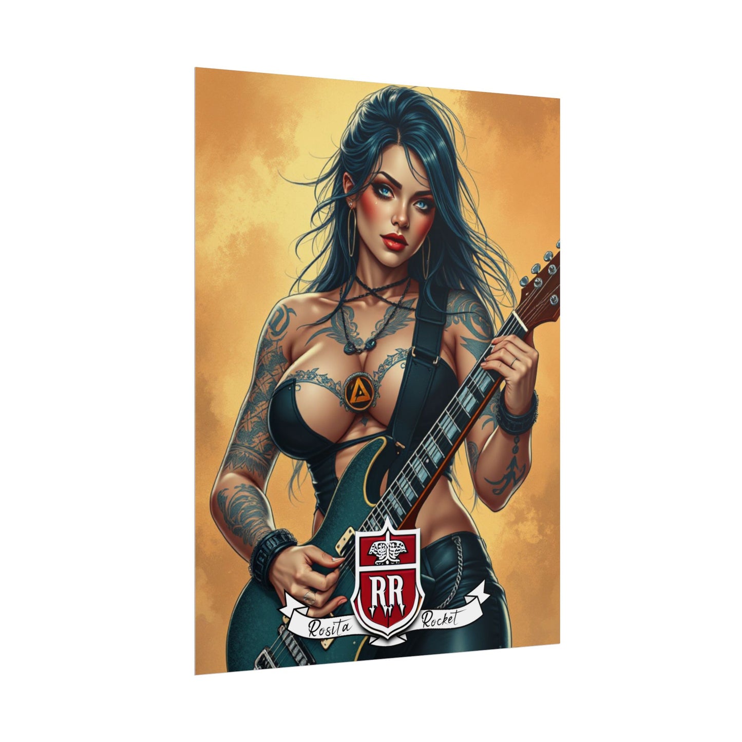Guitar Gal' Pinup Poster No. 6