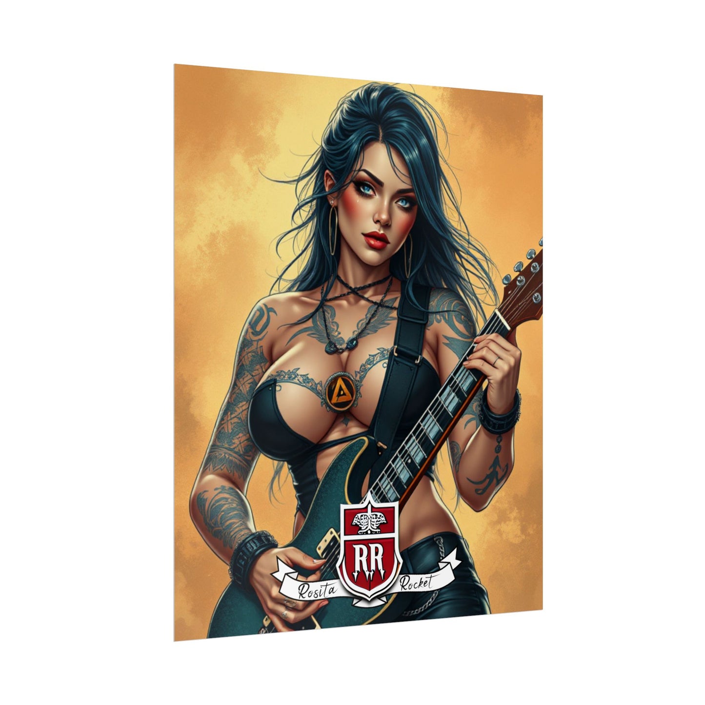 Guitar Gal' Pinup Poster No. 6