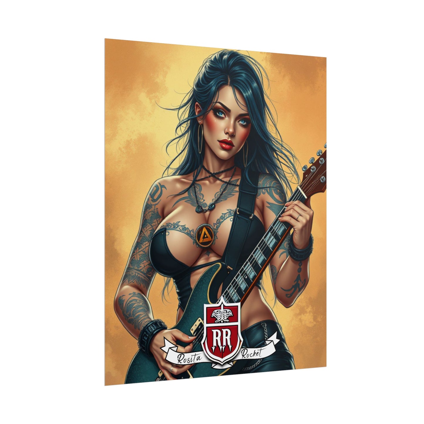 Guitar Gal' Pinup Poster No. 6