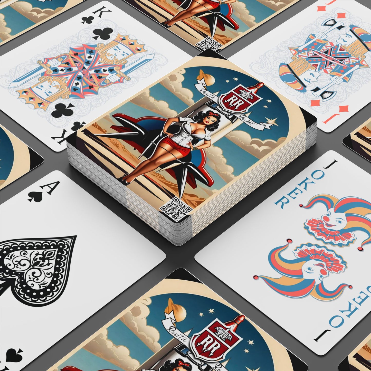 Pin-Up Poker Playing Card Deck No. 1
