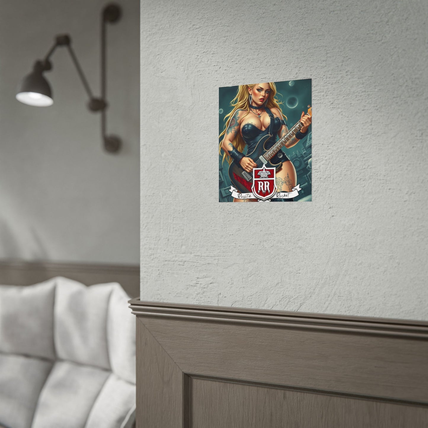 Guitar Gal' Pinup Poster No. 1