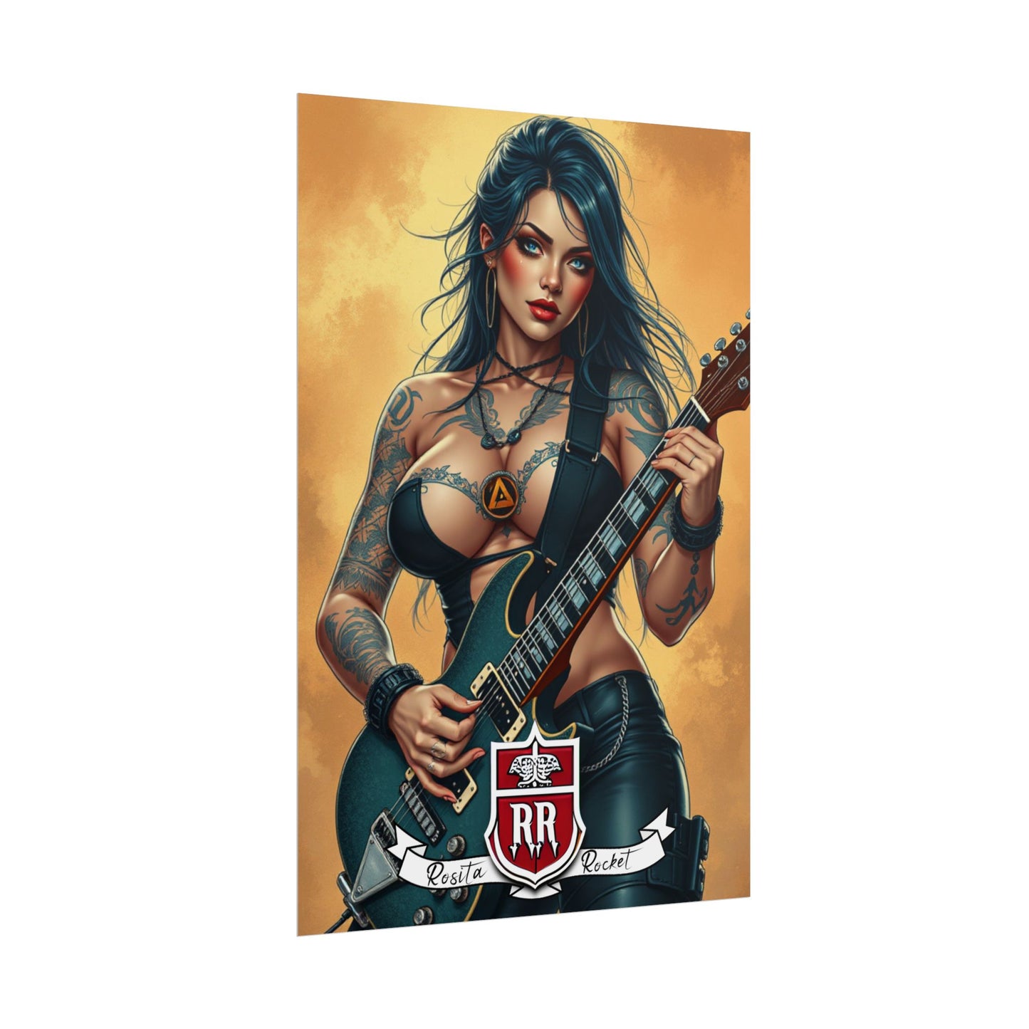 Guitar Gal' Pinup Poster No. 6