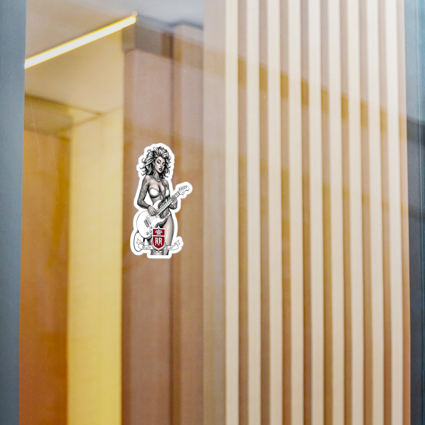 Guitar Gal' Vinyl Decal No. 4