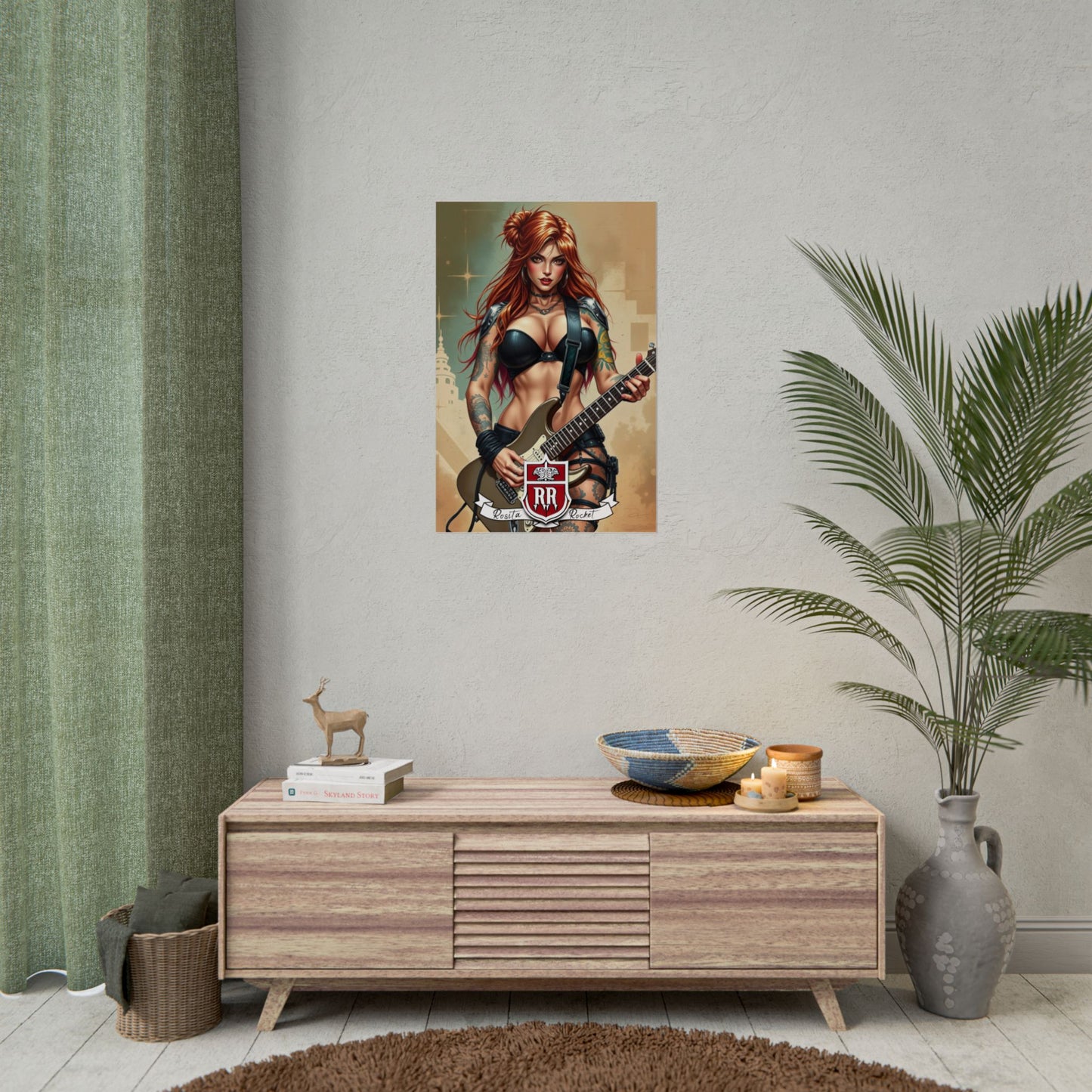 Guitar Gal' Pinup Poster No. 7