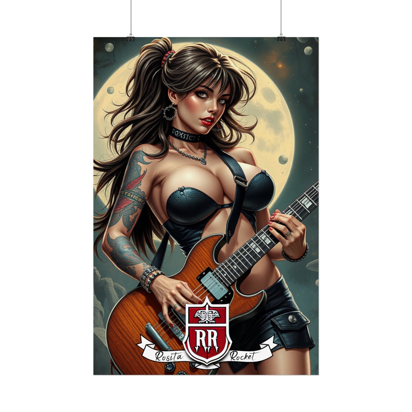 Guitar Gal' Pinup Poster No. 4