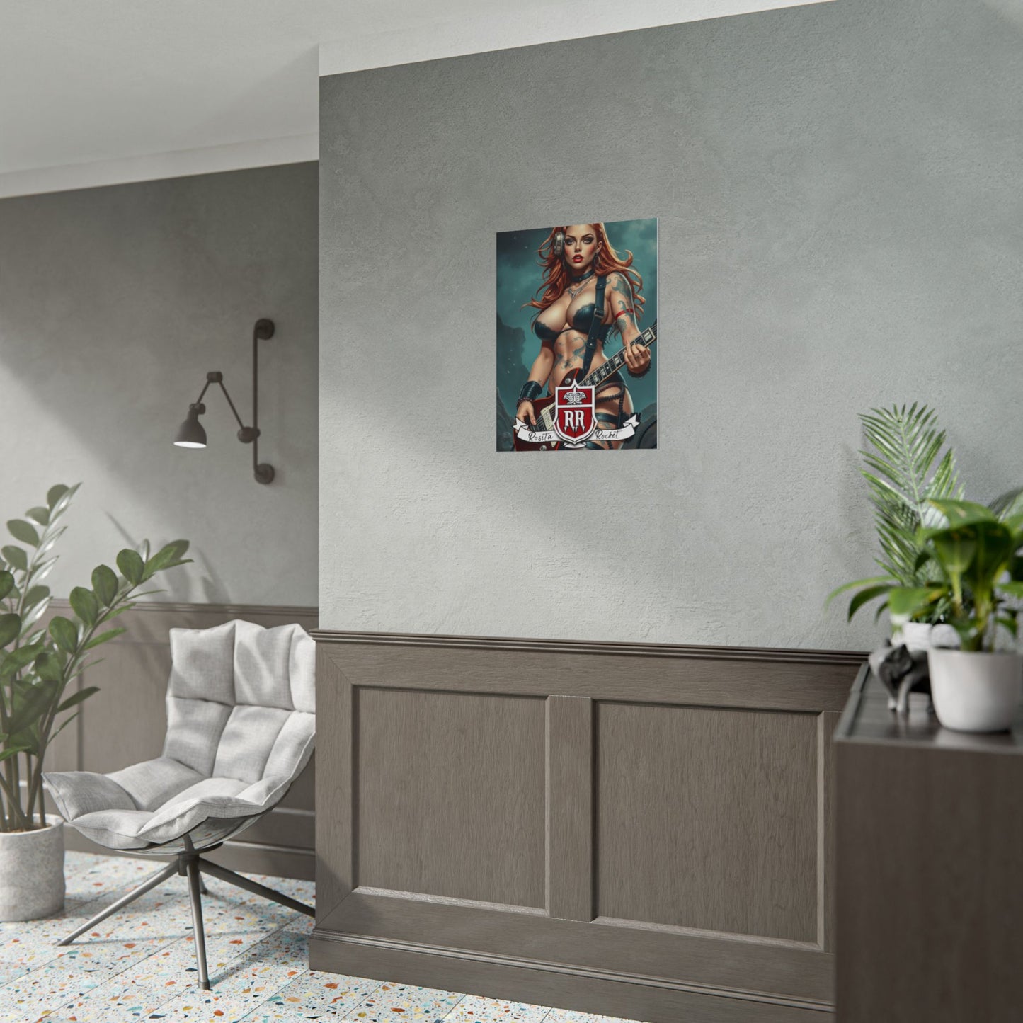 Guitar Gal' Pinup Poster No. 2