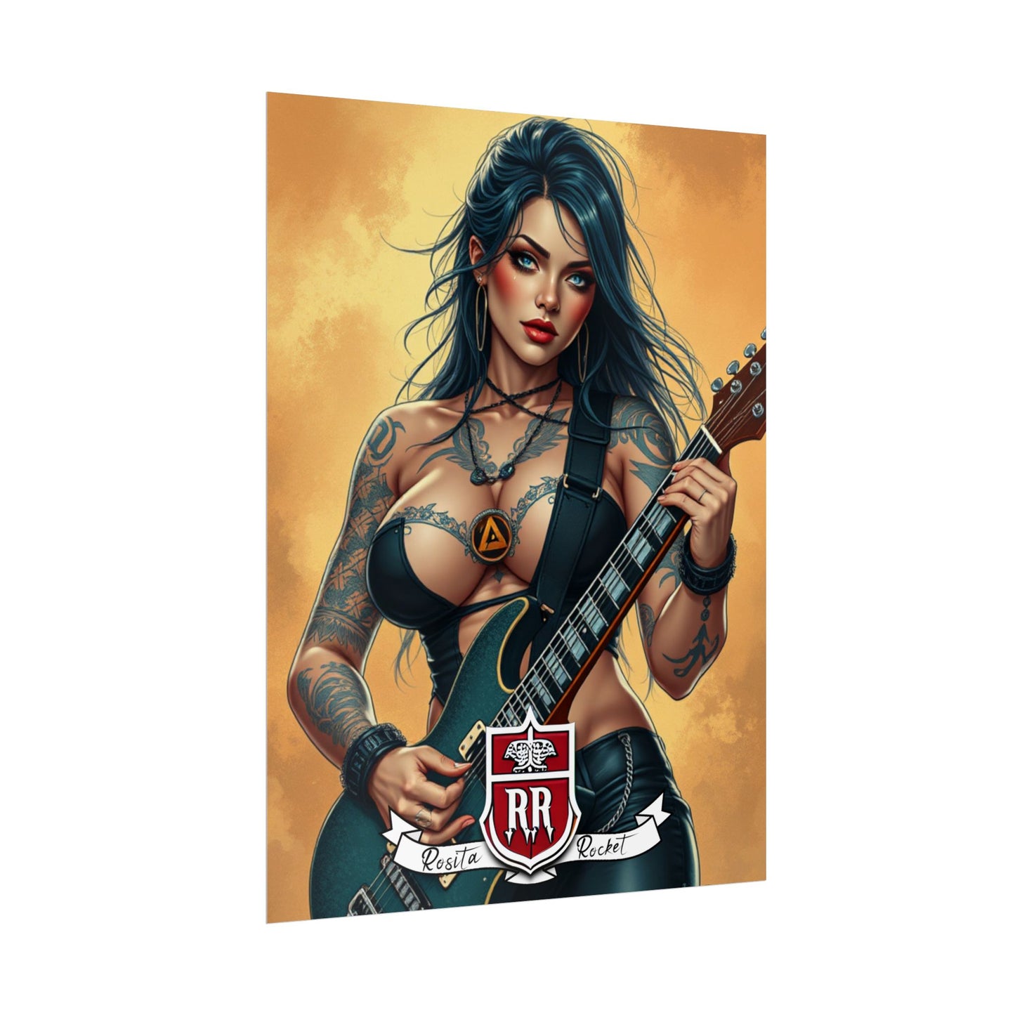 Guitar Gal' Pinup Poster No. 6