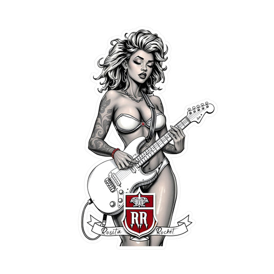 Guitar Gal' Vinyl Decal No. 4