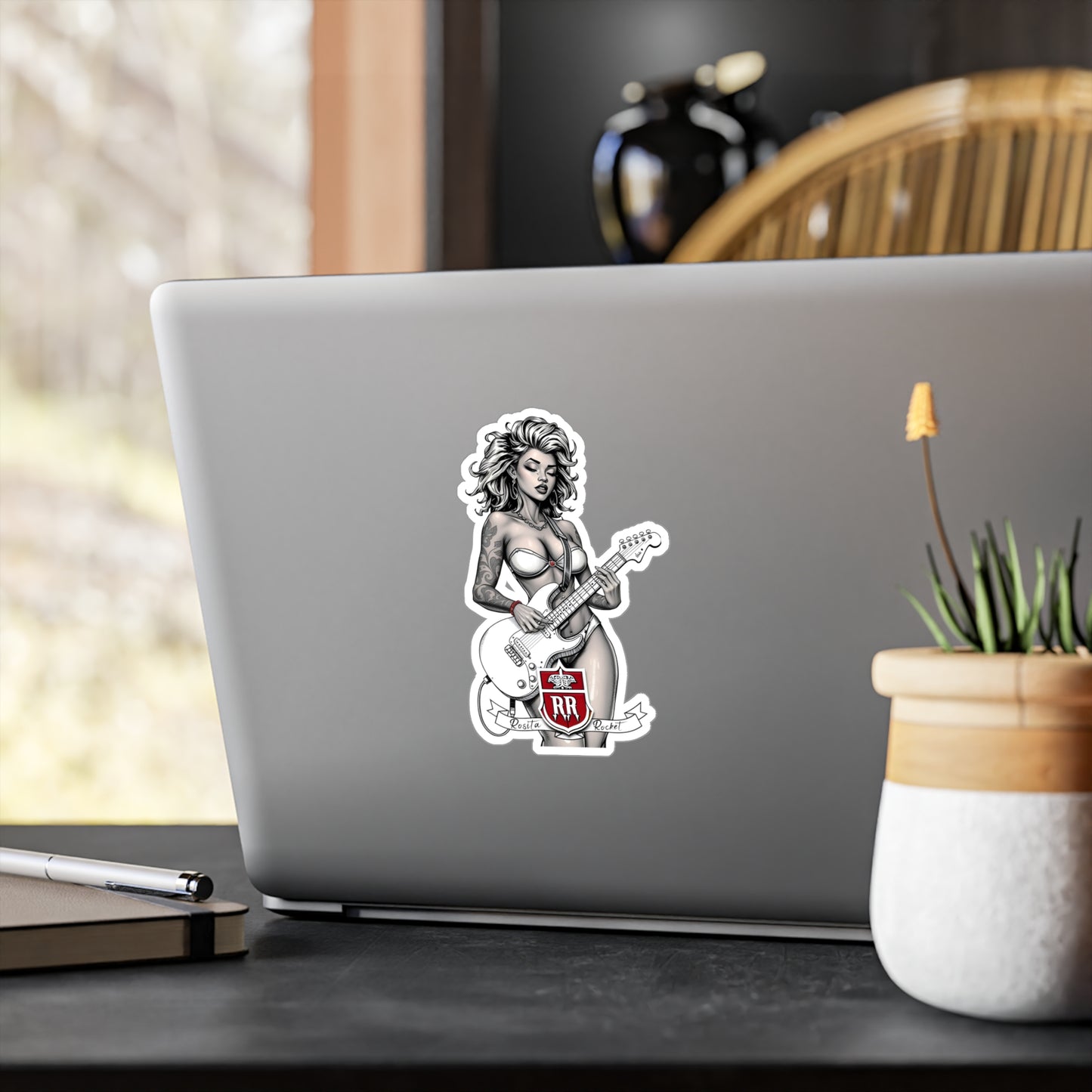 Guitar Gal' Vinyl Decal No. 4